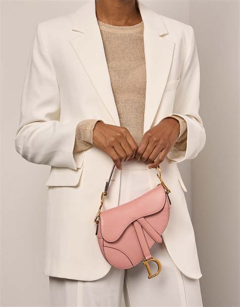 dior saddle rose|pre owned Dior saddle bag.